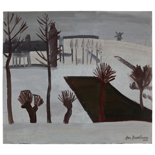 Luizenmolen in de winter, 1925